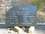 SMIT J.E. 1899-1984 & S.M. 1903-1962