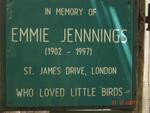 JENNINGS Emmie 1902-1997