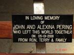 PERING John -2001 & Alexina -2001