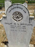 DEETLEFS Philip M.L. 1901-1917