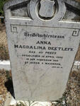 DEETLEFS Anna Magdalina nee DU PREEZ -1900