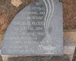 VILLIERS Cornelius, de 1908-1956