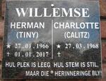 WILLEMSE Herman 1966-2017 & Charlotte CALITZ 1968-