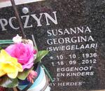 POZYN Susanna Georginia nee SWIEGELAAR 1936-2012