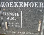 KOEKEMOER J.M. 1934-2010