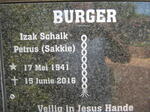BURGER Izak Schalk Petrus 1941-2016