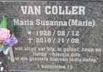 COLLER Maria Susanna, van 1928-2016