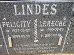 LINDES Felicity 1955-2009 :: LINDES Lereche 1990-2010