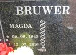 BRUWER Magda 1945-2016