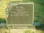 ROUSSOUW Anna Peternella nee DU TOIT 1906-1982