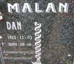 MALAN Dan 1923-2009