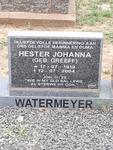 WATERMEYER Hester Johanna nee GREEFF 1919-2004