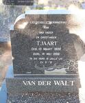 WALT Tjaart, van der 1898-1986