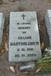 BARTHOLOMEW Gillian 1951-2003