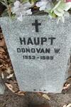 HAUPT Donovan W. 1953-1999