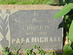CHRISTOS Papa Michael 1892-1950