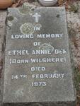 DEN Ethel Annie nee WILSHERE  -1973