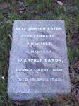 EATON W. Arthur 1860-1946 & Kate Marion FAIRBAIRN 1869-1944