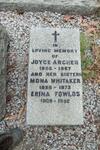ARCHER Joyce 1906-1967 :: WHITAKER Mona 1896-1973 :: FOWLDS Erina 1909-1962