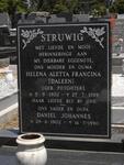 STRUWIG Daniel Johannes 1902-1990 & Helena Aletta Francina POTGIETER 1902-1989