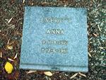 EVERITT Anna 1921-1981