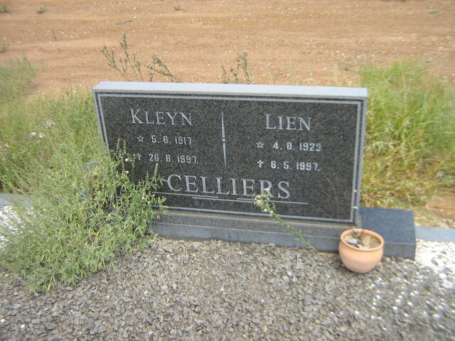 CELLIERS Kleyn 1917-1997 & Lien 1923-1997