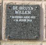 BRUYN Willem, de 1932-2010
