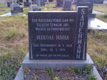 SAUERMANN Martha Maria nee BADENHORST 1904-1976
