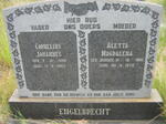 ENGELBRECHT Cornelius Johannes 1886-1960 & Aletta Magdalena BURGER 1890-1972