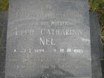NEL Ellie Catharina 1894-1985