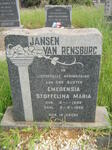 RENSBURG Emerensia Stoffelina Maria, Jansen van 1909-1956
