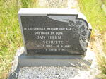 SCHUTTE Jan Harm 1897-1987