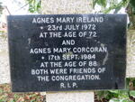 CORCORAN Agnes Mary -1984 :: IRELAND Agnes Mary -1972