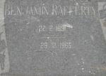 RAFFERTY Benjamin 1891-1965