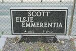 SCOTT Elsje Emmerentia 1855-1940