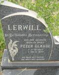 LERWILL Peter Claude 1957-1977