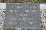 SCOTT Pieter Cornelius 1895-1977