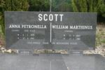 SCOTT William Marthinus 1889-1988 &  Anna Petronella ELLIS 1898-1982