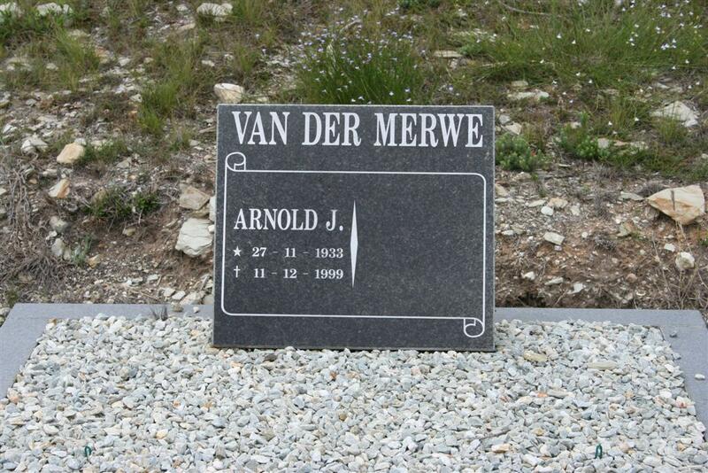 MERWE Arnold J., van der 1933-1999