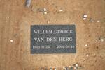 BERG Willem George, van den 1940-2002