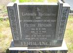 TERBLANCHE Pieter Hendrik 1888-1959