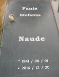 NAUDÉ Stefanus 1941-2016