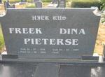 PIETERSE Freek 1918-2003 & Dina 1927-
