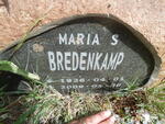 BREDENKAMP Maria S. 1926-2009