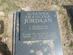 JORDAAN Susanna Francina 1919-1997