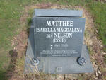 MATTHEE Isabella Magdalena nee NELSON 1943-