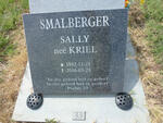 SMALBERGER Sally nee KRIEL 1932-2016