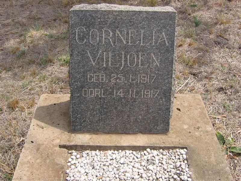 VILJOEN Cornelia 1917-1917