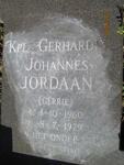 JORDAAN Gerhard Johannes 1960-1979