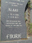 FOURIE Klaas 1906-1973